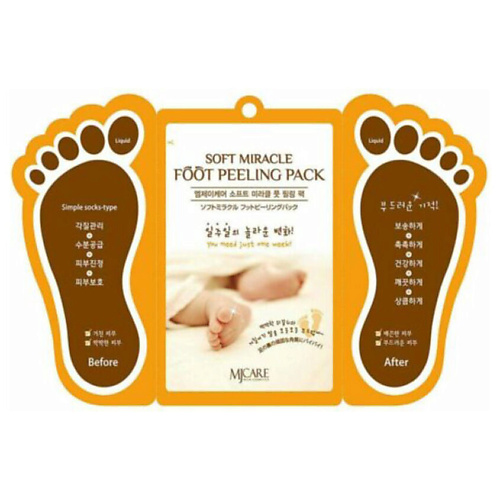 Маски для ног  Лэтуаль MIJIN MJCARE SOFT FOOT PACK Маска-носочки для ног 30.0