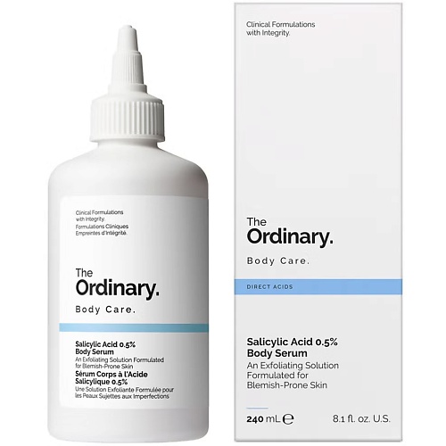 

THE ORDINARY Сыворотка для проблемной кожи тела Salicylic Acid 0.5% Body Serum 240.0, Сыворотка для проблемной кожи тела Salicylic Acid 0.5% Body Serum
