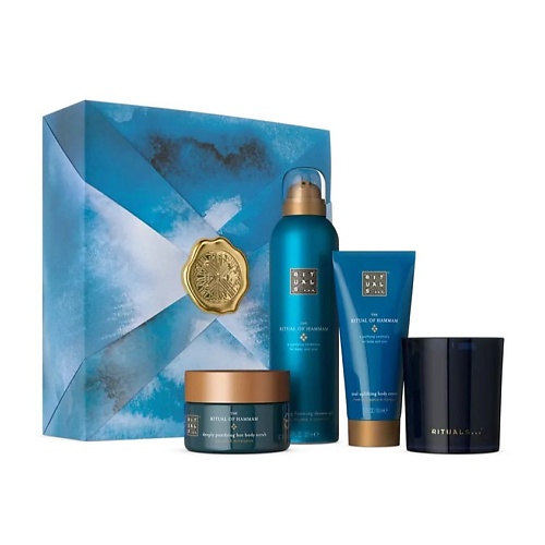 

RITUALS... Набор The Ritual Of Hammam: Гель для душа + Скраб + Крем для тела + Ароматическая свеча, ... Набор The Ritual Of Hammam: Гель для душа + Скраб + Крем для тела + Ароматическая свеча