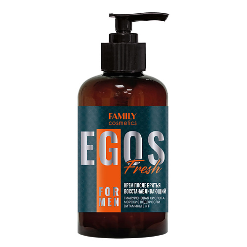 

FAMILY COSMETICS Крем после бритья восстанавливающий Fresh серии EGOS for men 285.0, Крем после бритья восстанавливающий Fresh серии EGOS for men