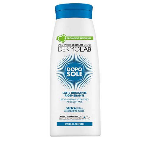 DERMOLAB Молочко после загара восстанавливающее увлажняющее Regenerating Hydrating After-Sun Milk
