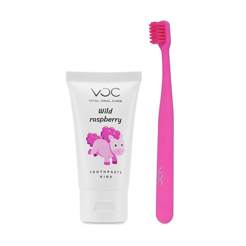 

VOC VITAL ORAL CARE Детская зубная гель-паста VOC kids "Дикая малина" 50.0, Детская зубная гель-паста VOC kids "Дикая малина"