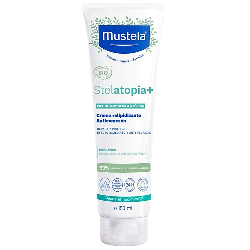 

MUSTELA Восстанавливающий крем против зуда и сухости Stelatopia+ Lipid-replenishing 150.0, Восстанавливающий крем против зуда и сухости Stelatopia+ Lipid-replenishing