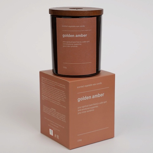 

PARFUM DE VIE Свеча GOLDEN AMBER 230, Свеча GOLDEN AMBER