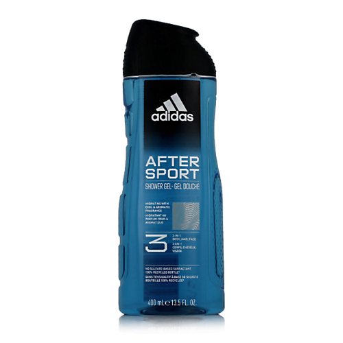 

ADIDAS Мужской гель для душа After Sport 3-в-1 400.0, Мужской гель для душа After Sport 3-в-1
