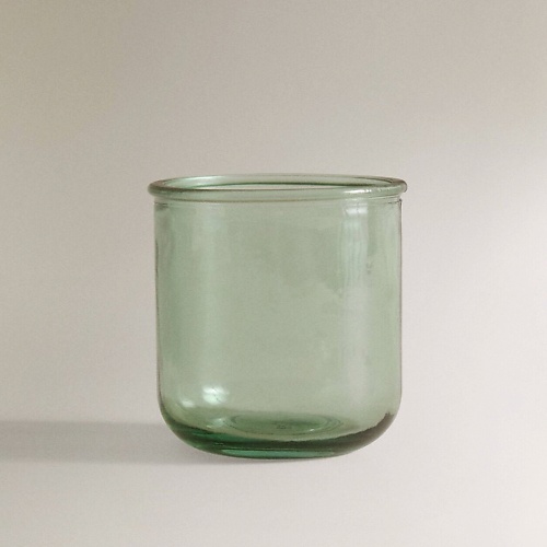

ZARA HOME Зеленый стакан для зубных щеток из стекла, Зеленый стакан для зубных щеток из стекла
