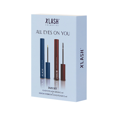 Набор средств для роста ресниц XLASH COSMETICS Набор-дуэт: Сыворотки для роста ресниц и бровей