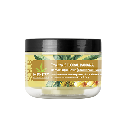 HEMPZ Скраб сахарный для тела Оригинальный Original Floral Banana Herbal Sugar Scrub 1760 1990₽
