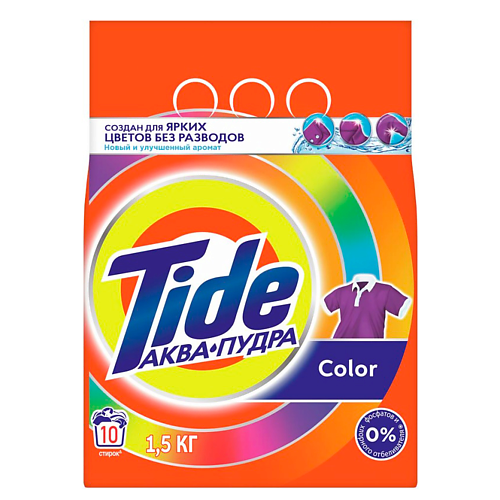 

TIDE Стиральный порошок автомат для цветного белья, Стиральный порошок автомат для цветного белья