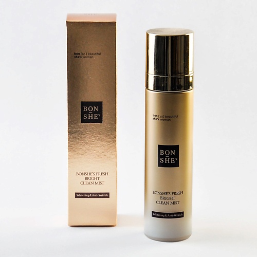 

BON SHE'S Мист от морщин Fresh Bright Clean Mist 120.0, Мист от морщин Fresh Bright Clean Mist