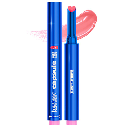 

B.COLOUR PROFESSIONAL Блеск для губ розовый прозрачный увлажняющий CAPSULE, Блеск для губ розовый прозрачный увлажняющий CAPSULE