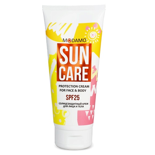 

MODAMO Солнцезащитный крем для лица и тела SPF25 200, Солнцезащитный крем для лица и тела SPF25