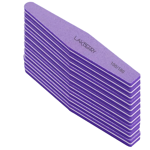 

GET THE REASON LAKBERRY Пилка-баф для шлифовки ногтей ромб 100/180, набор, Пилка-баф для шлифовки ногтей ромб 100/180, набор