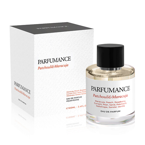 

PARFUMANCE Парфюмерная вода Patchouli&maracuja 100.0, Парфюмерная вода Patchouli&maracuja