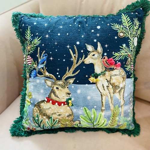 

ARYA HOME COLLECTION Чехол для подушки 45x45 Forest Deer, Чехол для подушки 45x45 Forest Deer
