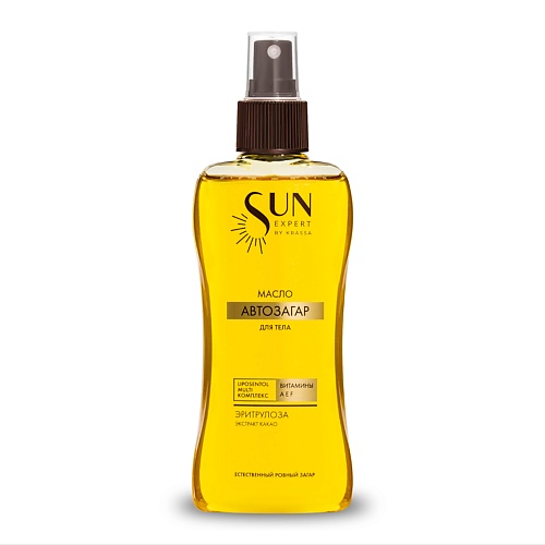 

KRASSA SUN EXPERT Масло-Автозагар для тела 180.0, SUN EXPERT Масло-Автозагар для тела