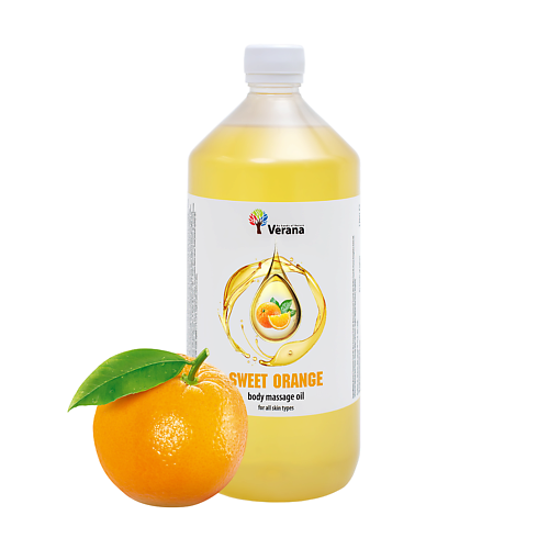 

VERANA BY HANDS OF NATURE Массажное масло для тела «Сладкий Апельсин», натуральное 1000, Массажное масло для тела «Сладкий Апельсин», натуральное