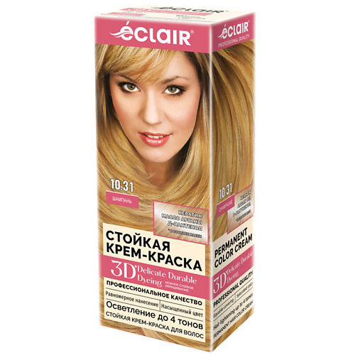 ECLAIR Стойкая крем краска для волос 3D