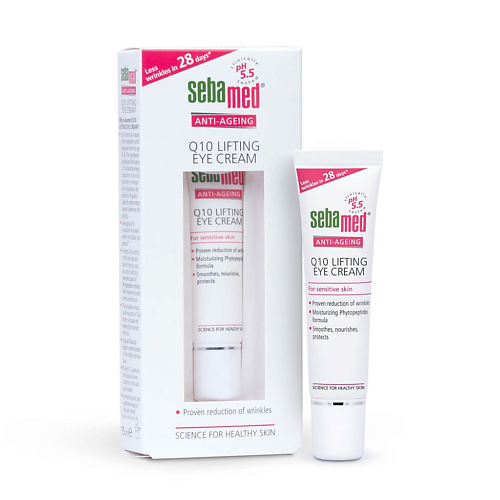 

SEBAMED Антивозрастной крем-лифтинг для глаз Q10 Lifting 15.0, Антивозрастной крем-лифтинг для глаз Q10 Lifting