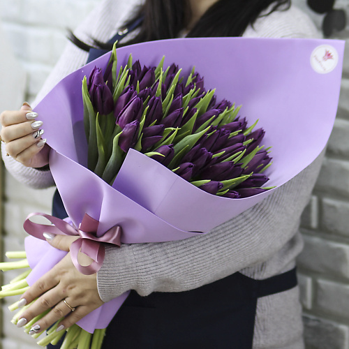 

FLORPRO 51 фиолетовый тюльпан в упаковке, 51 фиолетовый тюльпан в упаковке