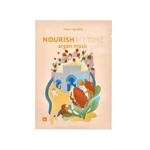 

FACE REPUBLIC Маска для лица увлажняющая с аргановым маслом Nourish me time argan mask, Маска для лица увлажняющая с аргановым маслом Nourish me time argan mask