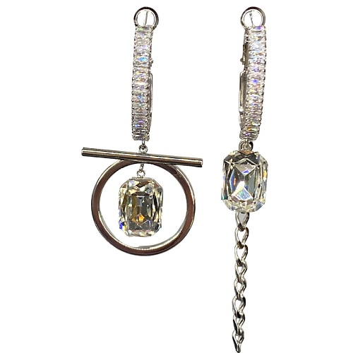 

AMANTE CRYSTAL Серьги Capri/baget Asimetria crystal, Серьги Capri/baget Asimetria crystal