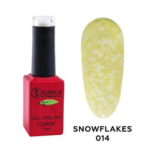 

BERKA Гель-лак для ногтей Snowflakes, Гель-лак для ногтей Snowflakes