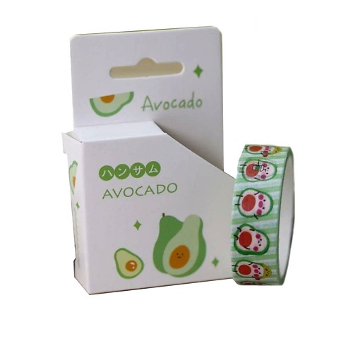 

ILIKEGIFT Декоративный скотч "Funny avocado", Декоративный скотч "Funny avocado"