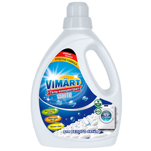 

VIMART Гель-концентрат для стирки белого белья, Гель-концентрат для стирки белого белья