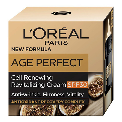L'ORÉAL PARIS Восстанавливающий дневной крем SPF30 для лица Age Perfect