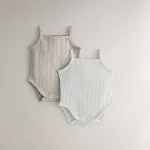

ZARA HOME Боди в рубчик (2 шт.), Боди в рубчик (2 шт.)