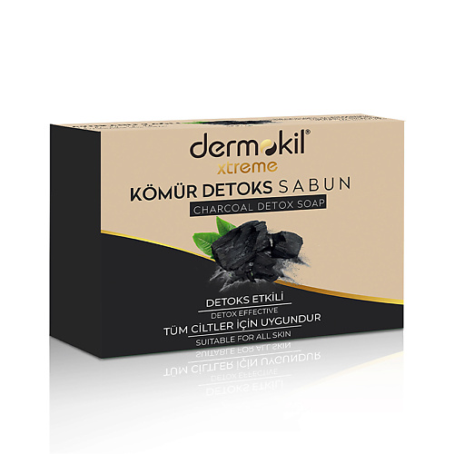 

DERMOKIL Мыло с активированным углем Charcoal Detox Soap, Мыло с активированным углем Charcoal Detox Soap