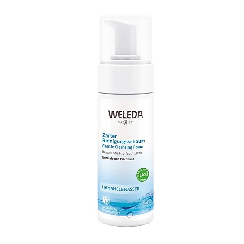 

WELEDA Мягкая пенка для умывания с экстрактом гамамелиса 150.0, Мягкая пенка для умывания с экстрактом гамамелиса