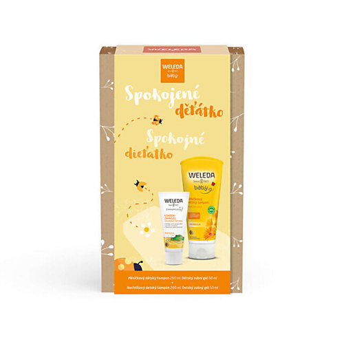 

WELEDA Набор Satisfied Baby с календулой: Шампунь + Зубная паста, Набор Satisfied Baby с календулой: Шампунь + Зубная паста