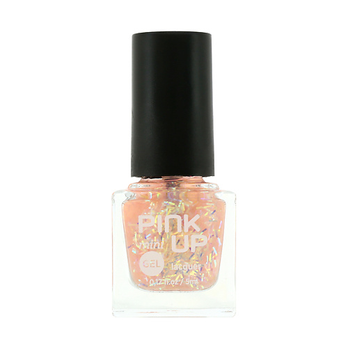 

PINK UP Лак для ногтей MINI GEL с эффектом геля 5, Лак для ногтей MINI GEL с эффектом геля