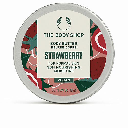 THE BODY SHOP Увлажняющий баттер для тела Strawberry для нормальной кожи 500 1736₽