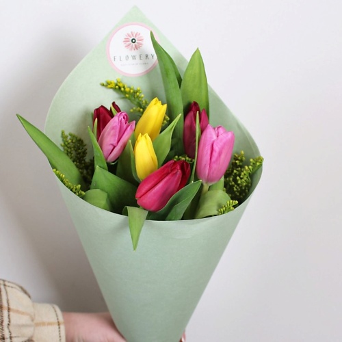 

FLOWERY Букет весенний солидаго S, Букет весенний солидаго S