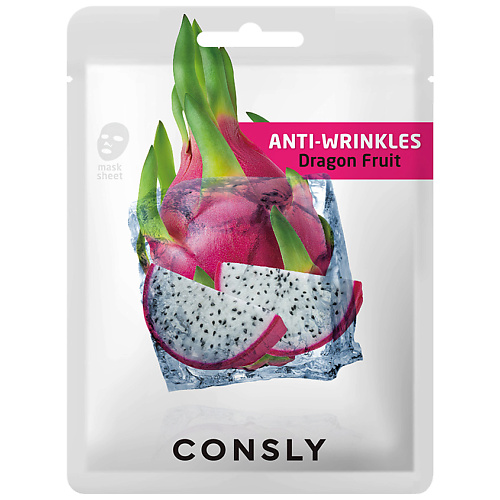 

CONSLY Маска тканевая антивозрастная с экстрактом драгонфрута Anti-Ageing Tissue Mask With Dragonfruit Extract, Маска тканевая антивозрастная с экстрактом драгонфрута Anti-Ageing Tissue Mask With Dragonfruit Extract