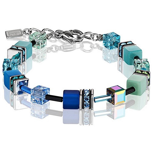 

COEUR DE LION Браслет GeoCUBE Blue-Green, Браслет GeoCUBE Blue-Green