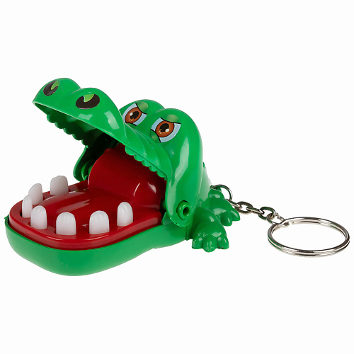 

1TOY Настольная игра Крокодил мини Брелок, Настольная игра Крокодил мини Брелок