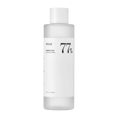 

ANUA Успокаивающий тонер для лица с экстрактом хауттюйнии HEARTLEAF 77% SOOTHING TONER 150.0, Успокаивающий тонер для лица с экстрактом хауттюйнии HEARTLEAF 77% SOOTHING TONER