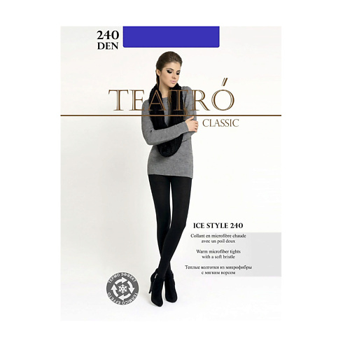 

TEATRO Женские колготки Ice Style Color Galaxyblue 240 den, Женские колготки Ice Style Color Galaxyblue 240 den