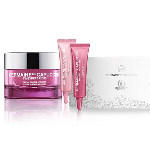 

GERMAINE DE CAPUCCINI Набор 60th Anniversary - Skin Care Ritual TE Rides Soft, Набор 60th Anniversary - Skin Care Ritual TE Rides Soft