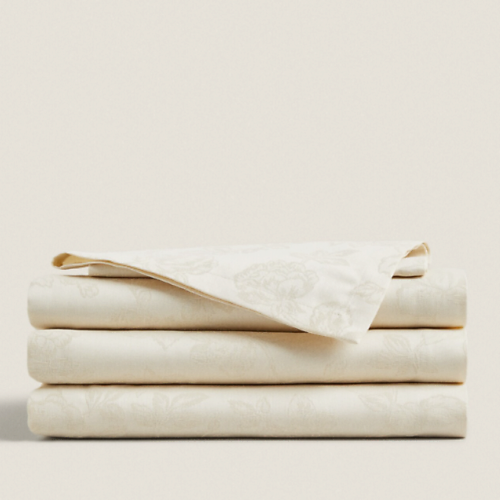 

ZARA HOME Жаккардовая скатерть с цветочным рисунком 170 x 250, Жаккардовая скатерть с цветочным рисунком 170 x 250