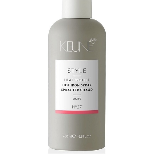 

KEUNE Спрей для укладки утюжками Style Hot Iron Spray 200, Спрей для укладки утюжками Style Hot Iron Spray