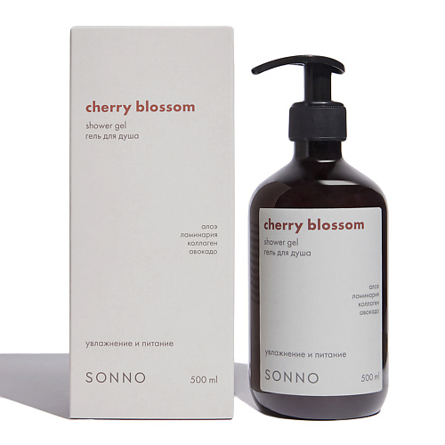 

SONNO Гель для душа Cherry Blossom 500.0, Гель для душа Cherry Blossom