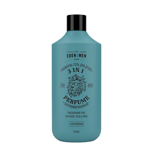 

EDEN For men Шампунь-гель 3в1 Парфюмированный 250.0, For men Шампунь-гель 3в1 Парфюмированный