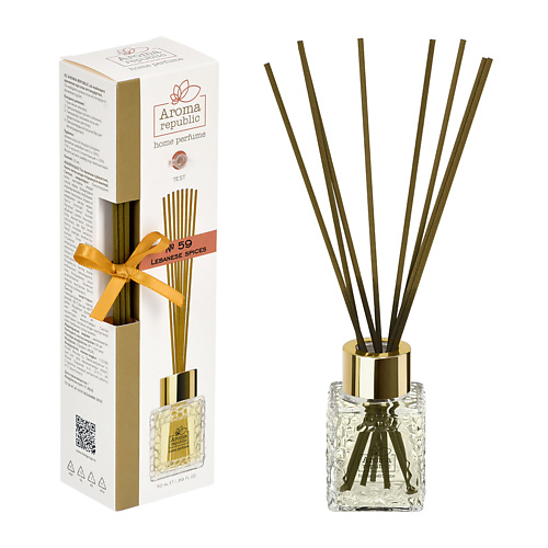 

AROMA REPUBLIC Ароматический диффузор в стеклянном флаконе,"№59 Lebanese spices" 50, Ароматический диффузор в стеклянном флаконе,"№59 Lebanese spices"