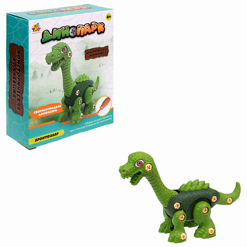 Развивающая игрушка 1TOY Динопарк Доисторическая коллекция Бронтозавр