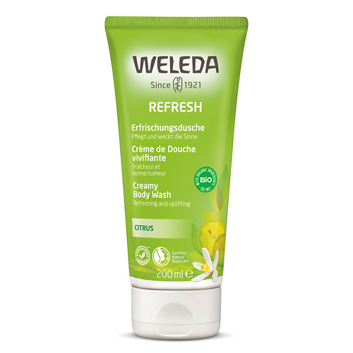 

WELEDA Освежающий цитрусовый гель-крем для душа Citrus 200.0, Освежающий цитрусовый гель-крем для душа Citrus